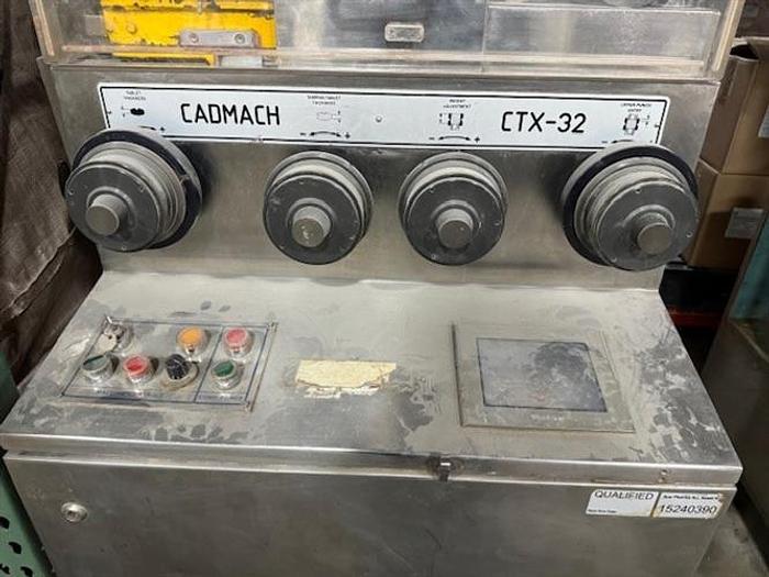 Used Cadmach model CTX-32 32 station tablet press