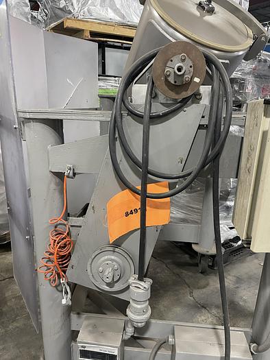 Used Patterson Kelley 3 Cu Ft stainless steel V Blender with intensifier bar