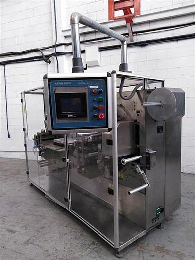 Used Rapid Pack model RPMACH1+ automatic blister packager