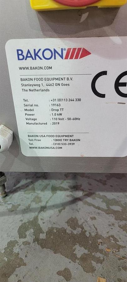 Used Bakon Drop TT Depositor