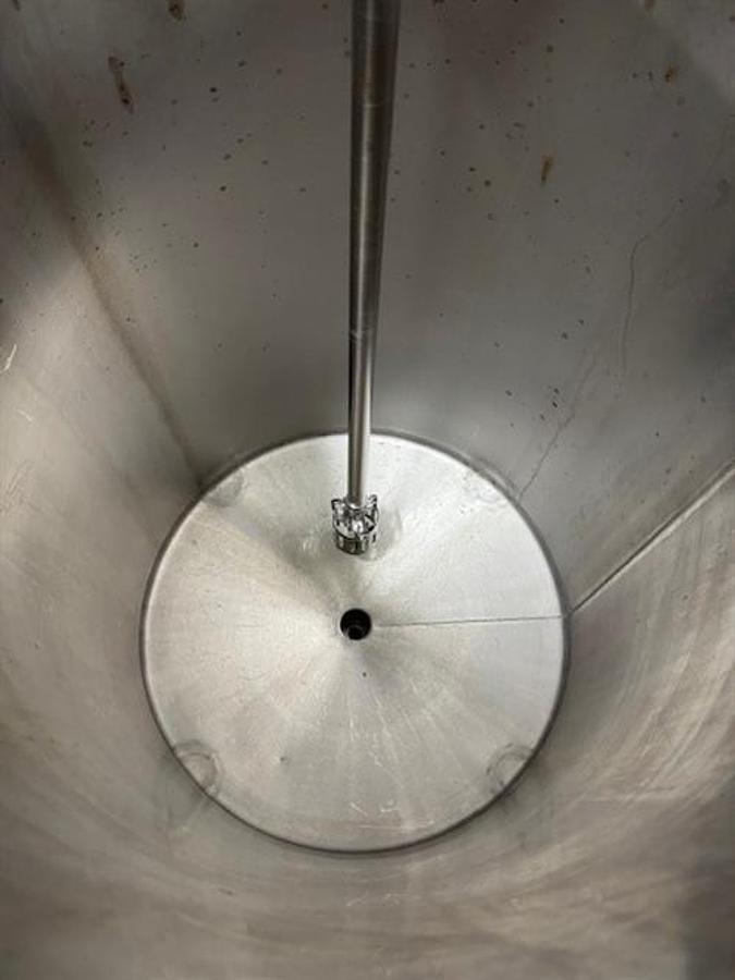 Used 75 gallon stainless steel tank with high shear mixer