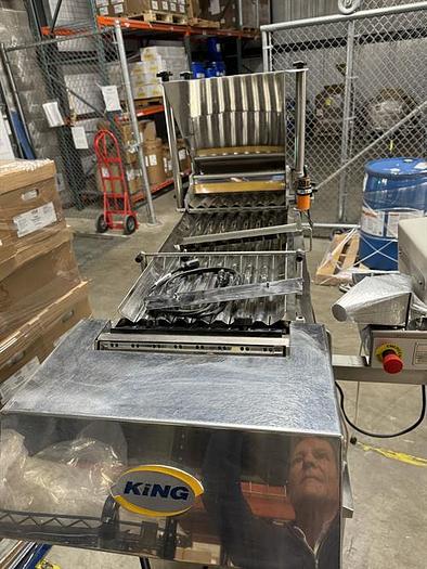 Used King model TC8 8 lane electronic channel tablet/capsule counter