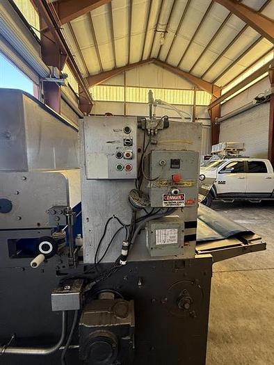 Used APV 48" Two Roll Extruder with Ultrasonic Guillotine Cutter