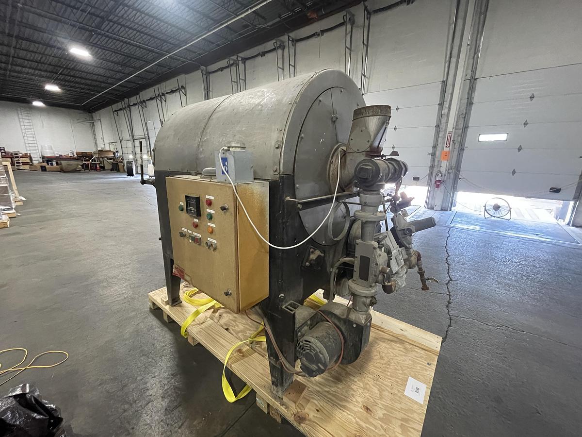 Used Bauer 322 1000 lb/hr Gas Dry Nut Roaster