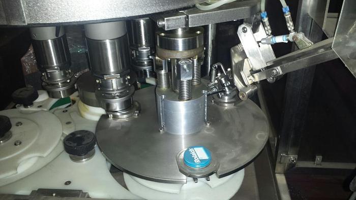 Used ZALKIN CA3PM ROTARY 3-HEAD CAPPER, 43 MM.CAP