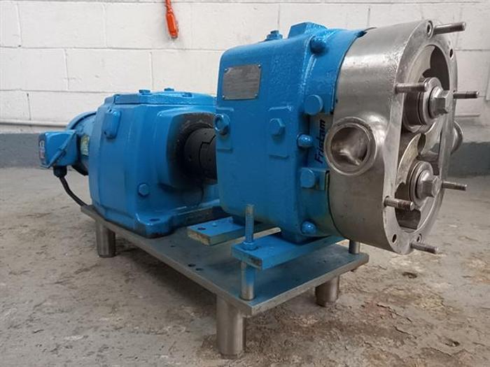Used Fristam model FKL25A stainless steel positive displacement pump