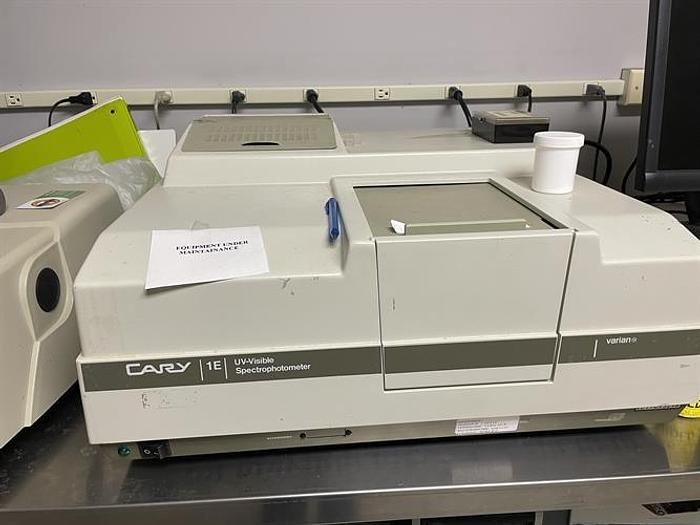 Used Cary 1E UV-Visible Spectrophotometer with PC