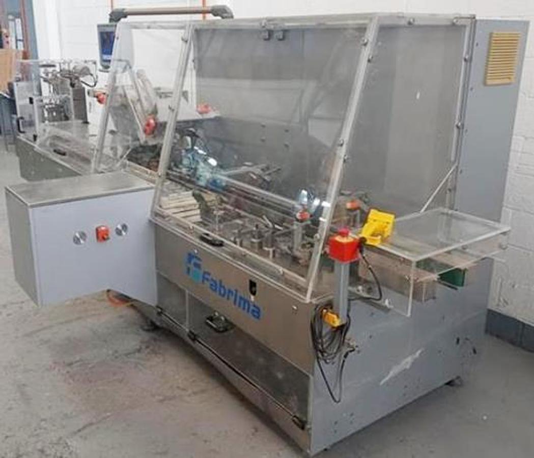 Used Fabrima model M1 automatic horizontal cartoner for blisters