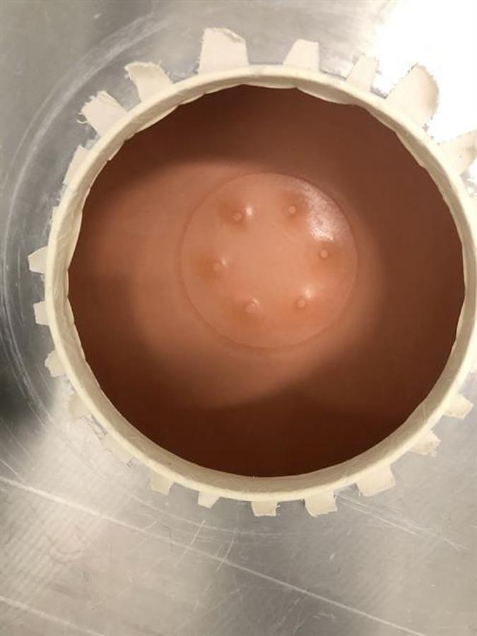 Used O'Hara 40" diameter canvas polishing pan