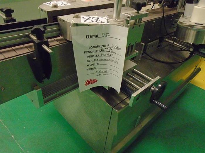 Used Pack Leader Pro-625 Front & Back Labeler