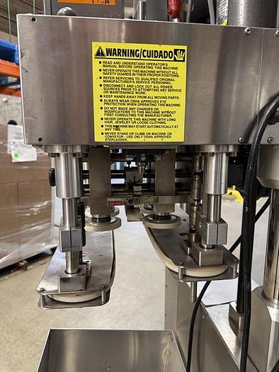 Used Kaps-All model E 4 spindle capper