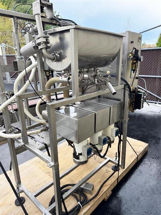 Used Fluid Packaging Solutions 3 Pump Filler
