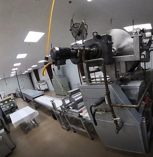 Used Sollich Double Layer Conbar Slab Line with Sollich Enrober