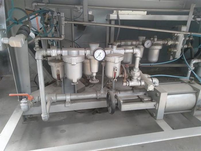 Used JG Machine Works Semi-automatic Aerosol Filling Line