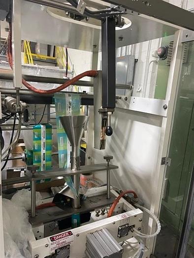 Used General Form, Fill and Seal Machine with Volumetric Cup Filler