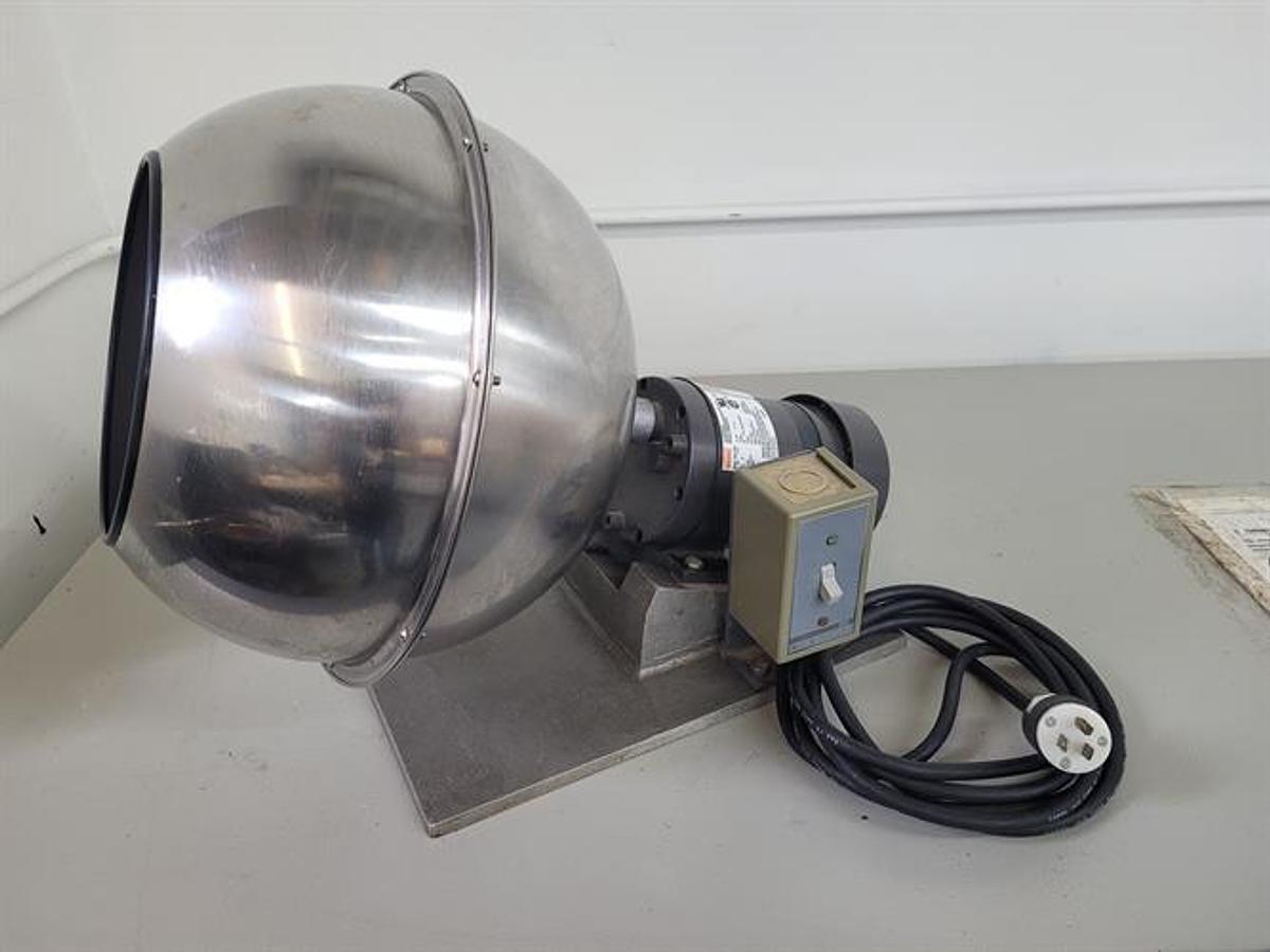 Used National 12" Stainless Steel Lab Coating Pan