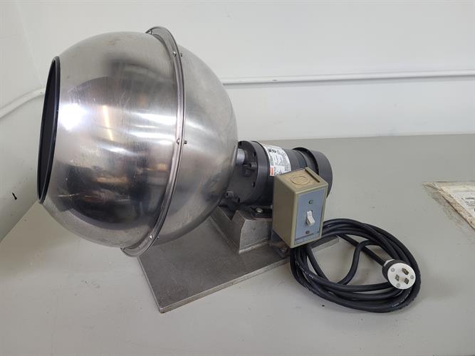 Used National 12" Stainless Steel Lab Coating Pan