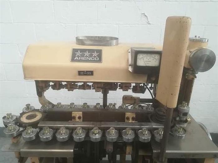 Used Arenco model GAB Metal Tube Filler & Sealer
