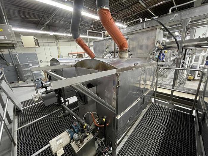 Used (3) 150-lb Capacity Stainless Steel Dry Roasters