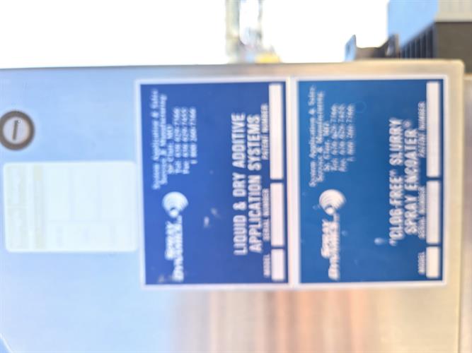 Used Spray Dynamics 72" Belt Coater