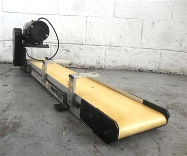 Used Aluminum model 2100-0603-02/0 Belt Conveyor