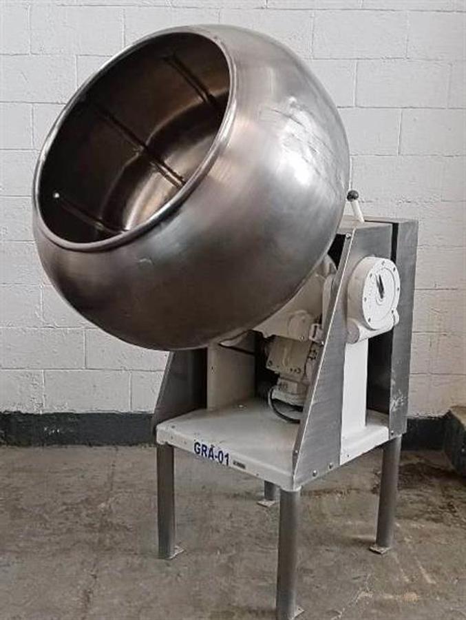 Used Stainless steel  model 36" diameter coating pan