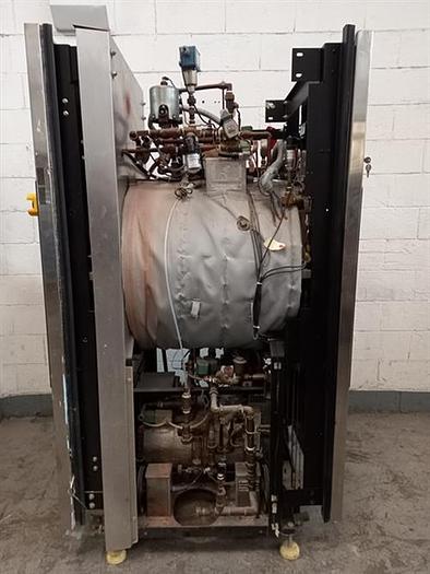 Used Amsco stainless steel single door autoclave