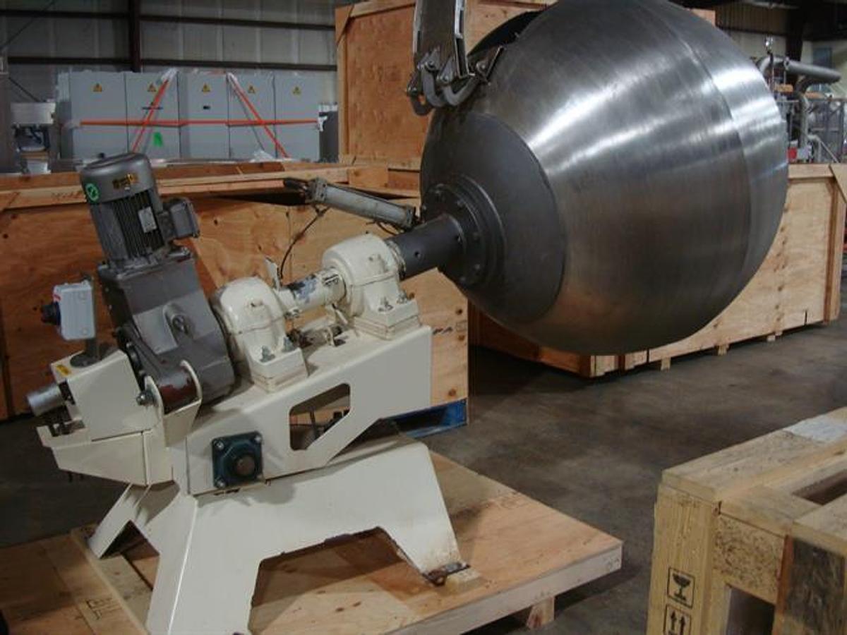 Used 52" Diameter Stainless Steel Coating Pan