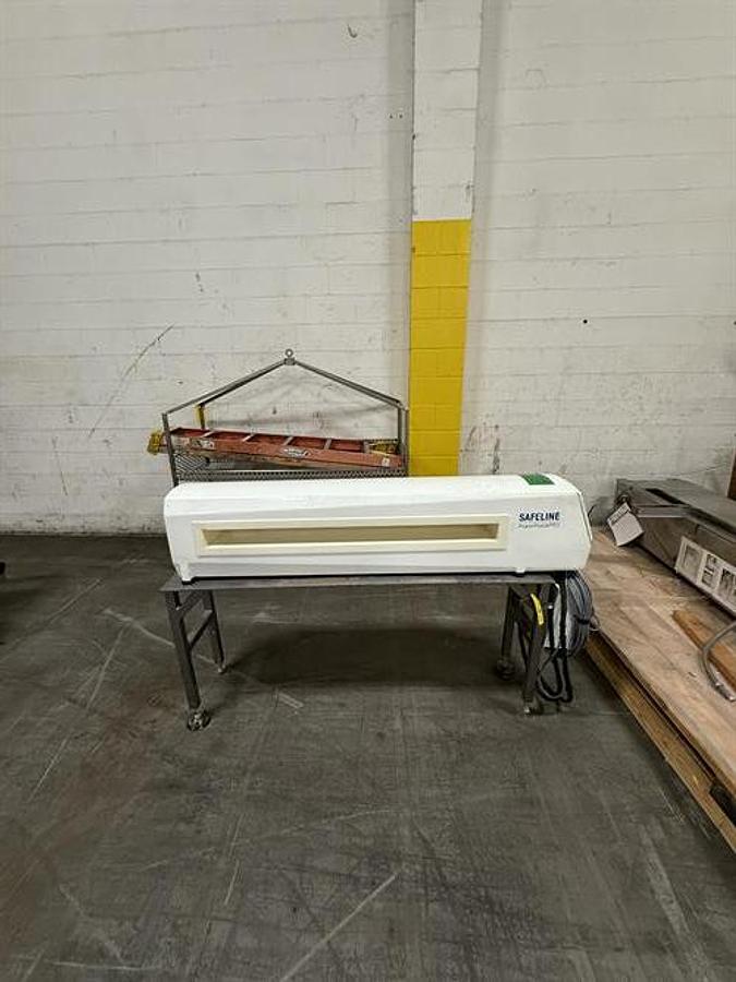 Used Safeline Metal Detector 3" tall x 45" wide Opening