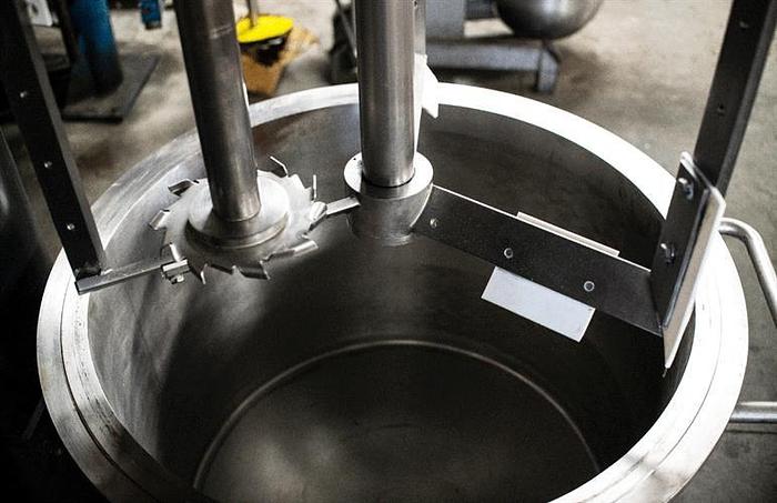 Used Premier 40 Gallon SS Jacketed Vacuum Mixer/Disperser