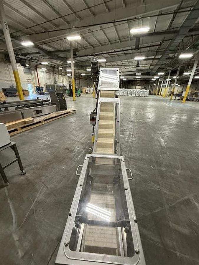 Used SSI Stainless Steel Inclined Elevator