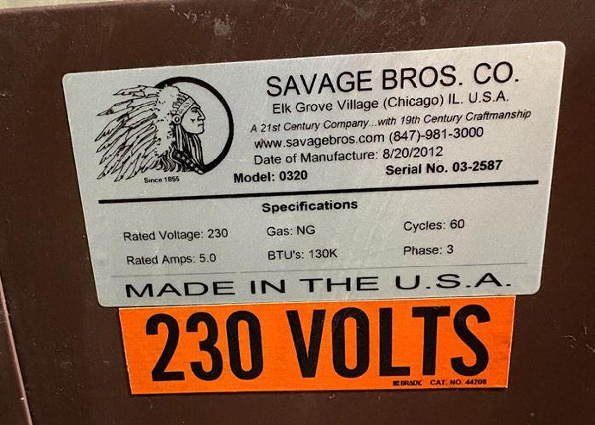 Used Savage model S92 Natural Gas Firemixer
