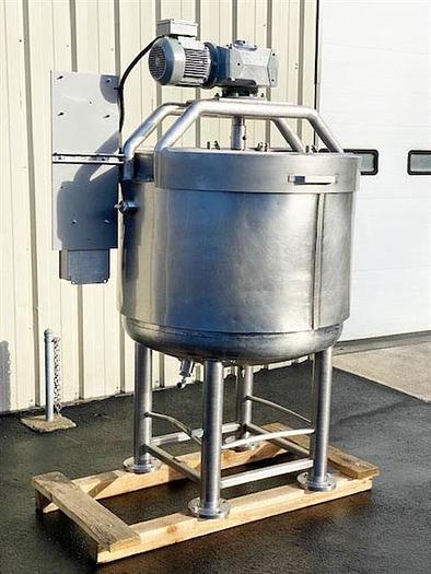 Used 150 Gallon S/S Jacketed Mixing Tank