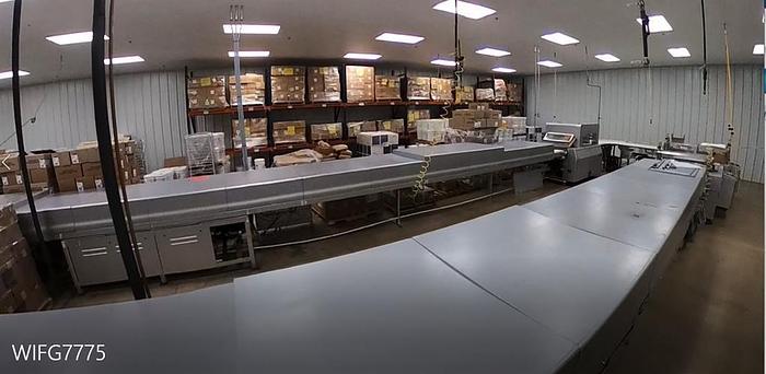 Used Sollich Double Layer Conbar Slab Line with Sollich Enrober