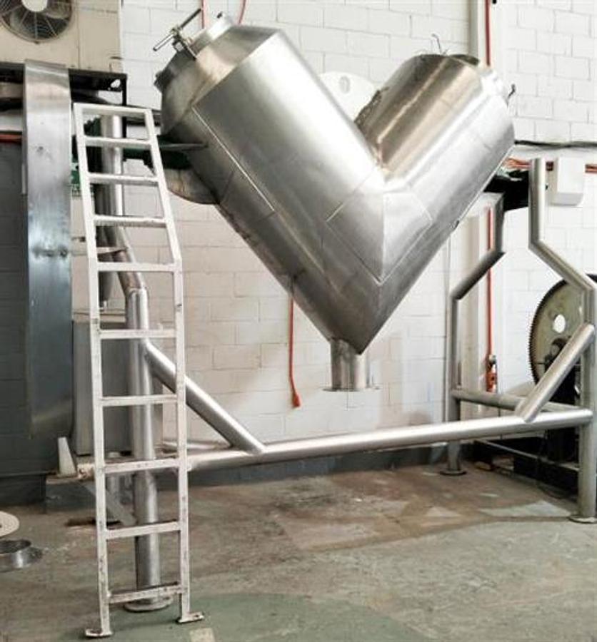 Used Stainless steel 65 Cu Ft V blender