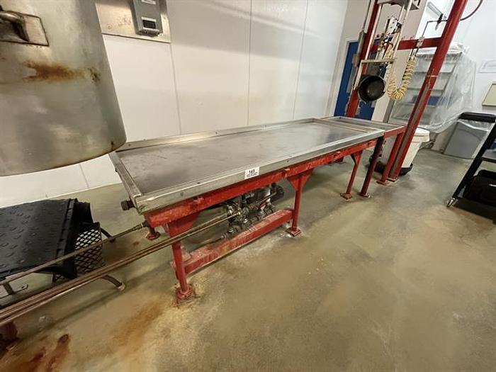 Used 30" x 96" long stainless steel Cooling Table