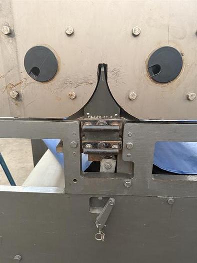 Used APV 48" Two Roll Extruder with Ultrasonic Guillotine Cutter