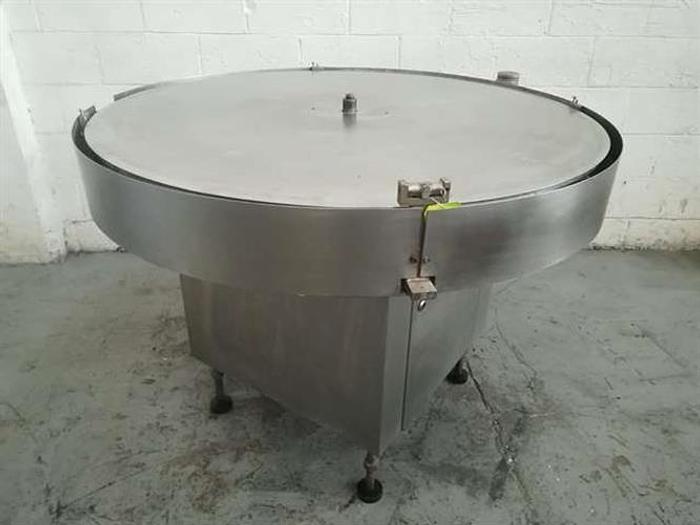 Used Stainless Steel 48" Accumulating Table