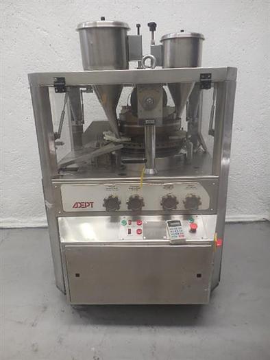 Used Adept stainless steel model BB30 45 stations rotary tablet press