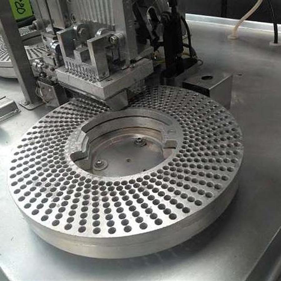 Used Pharmafill Model CF2 Stainless Steel Semiautomatic Filler