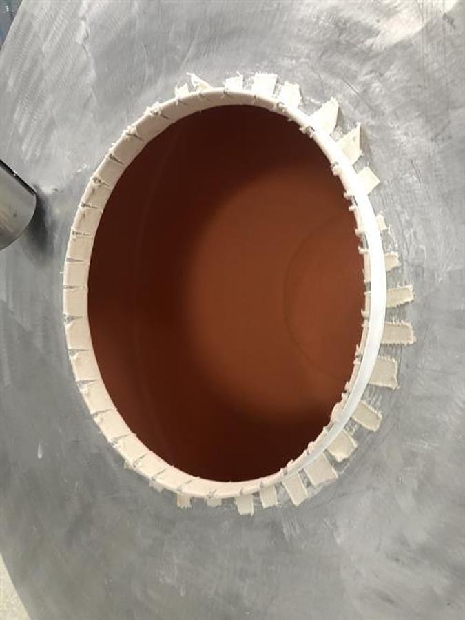 Used Stokes 40" diameter canvas polishing pan