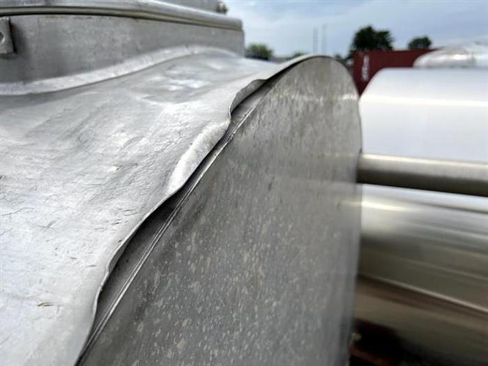 Used Silver State Stainless Brew Tank, 30 Barrel Mash Tun Cap1800 Gallon SS Mix Tank