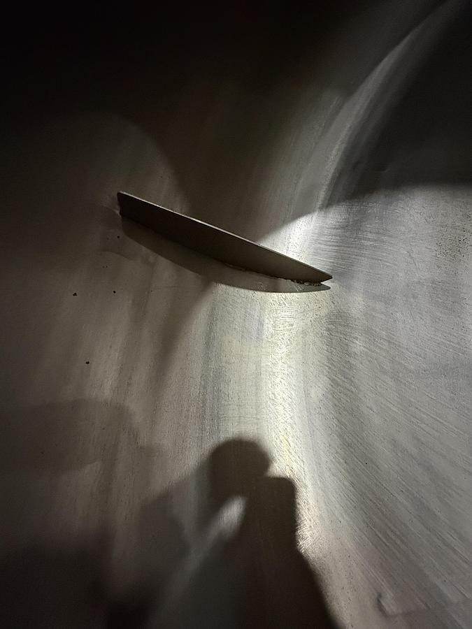Used Skerman 60" Diameter Stainless Steel Coating Pan