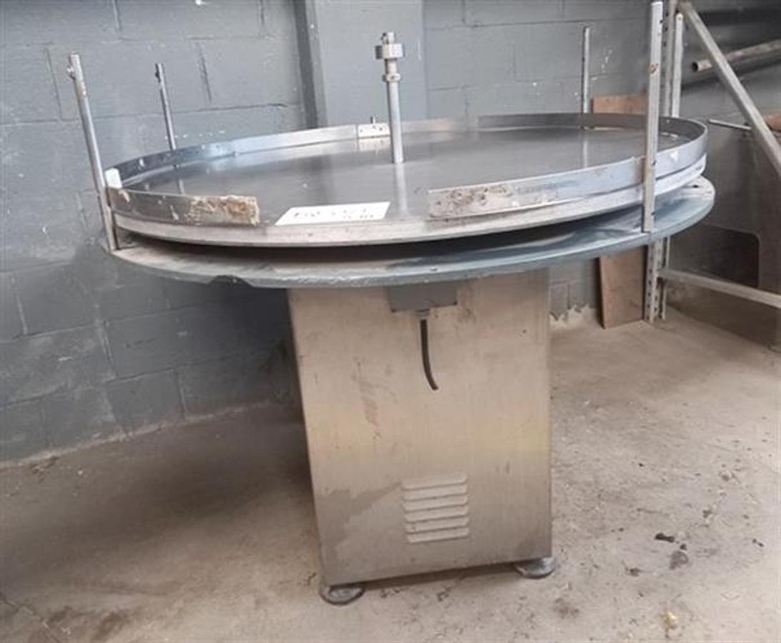 Used Stainless steel 46” accumulating table