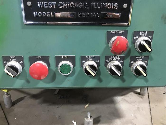 Used Alloyd 6S-CBE rotary blister packager