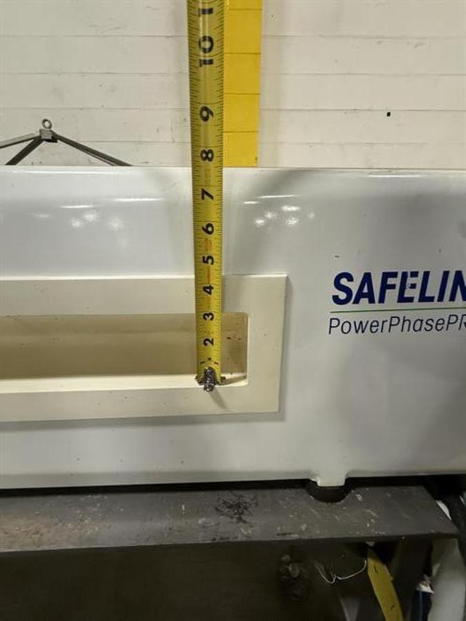 Used Safeline Metal Detector 3" tall x 45" wide Opening