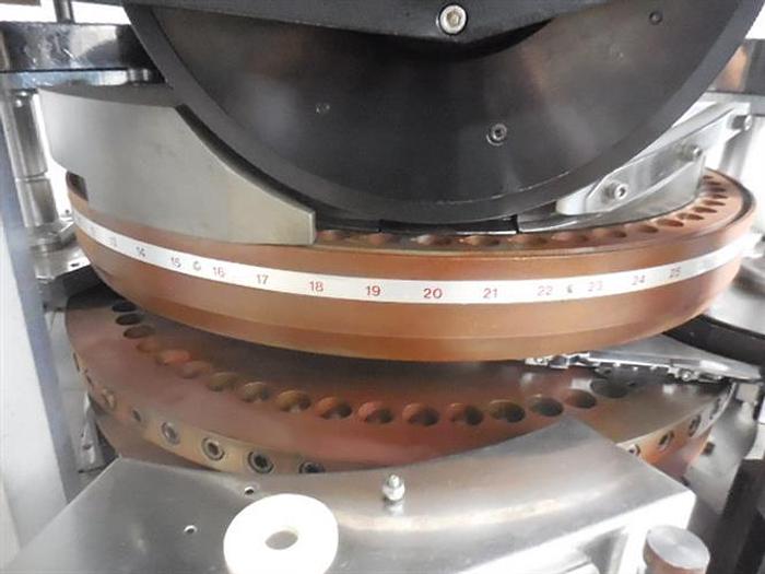 Used Manesty model Excelapress 61 station rotary tablet press