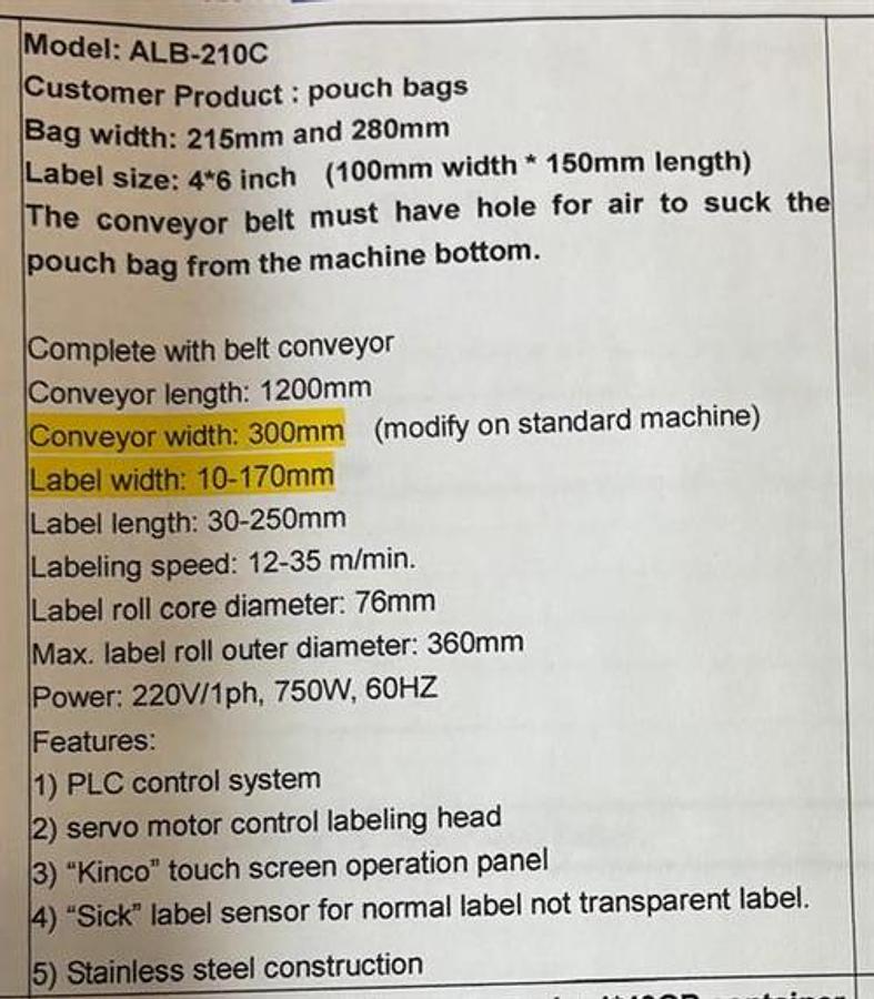Used Shenzhen Ouya Industry Pre-made Pouch Machine with Scales