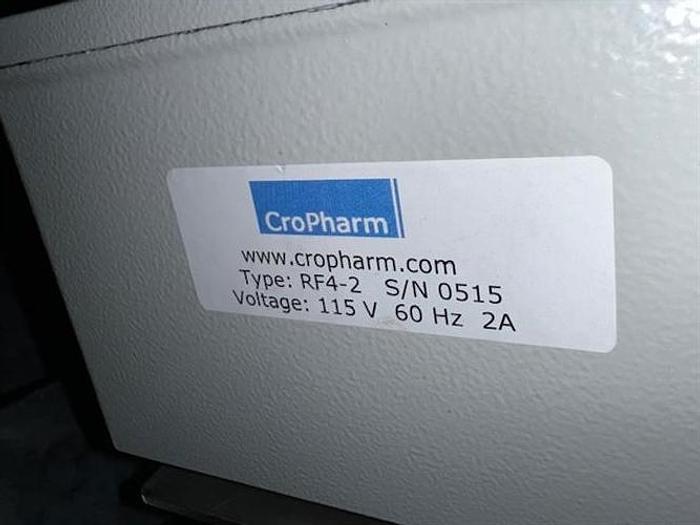 Used CroPharm model RF4-2 stainless steel rotary tablet deduster