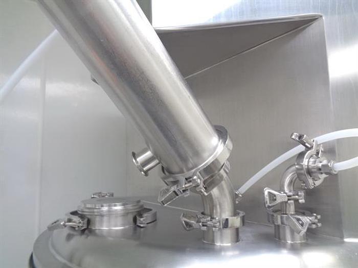 Used Vector Model GMX-600, 600 Liter Stainless Steel High Shear Granulator